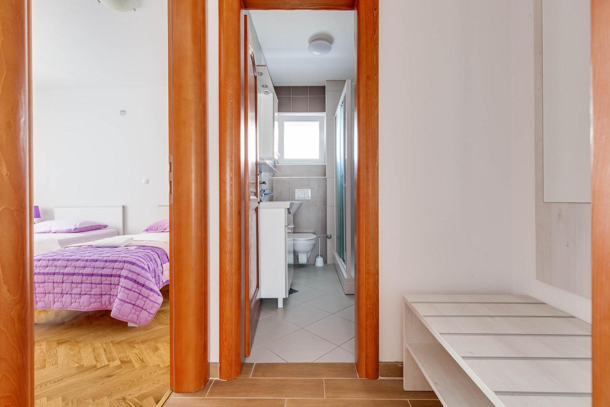 Apartmani Pocrnic Пакоштане Экстерьер фото
